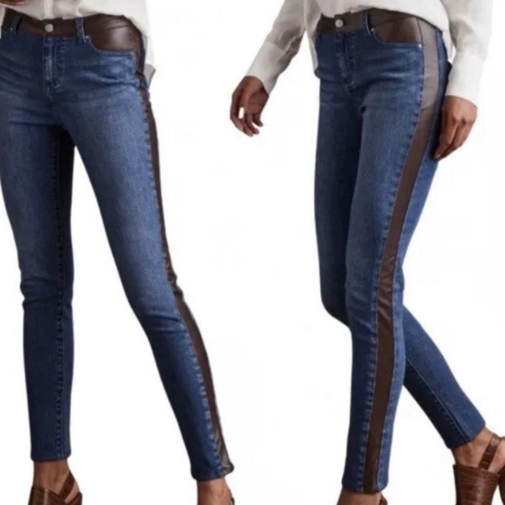 Ecru denim jeans